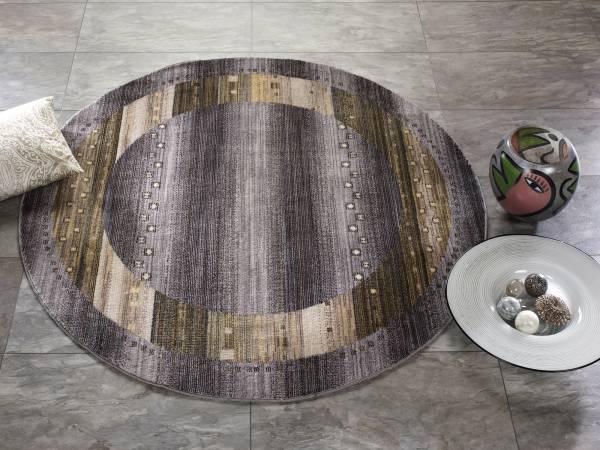 OVATION LORIN moderner Design-Teppich Rund