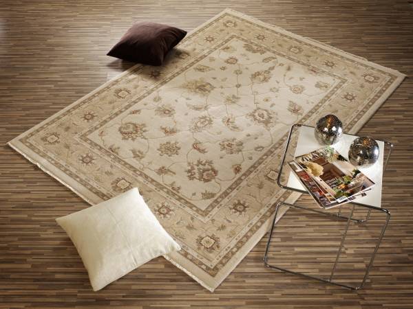 LARKANA FANCY klassischer Ziegler-Orientteppich aus Wolle