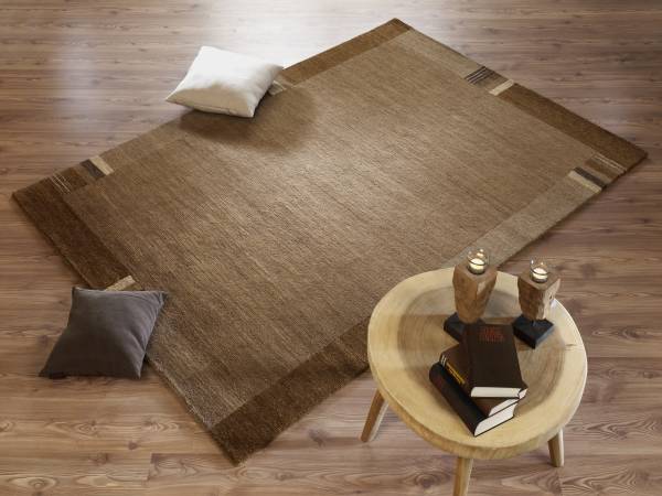 SENSATION SILK 100 LAKIR echter original handgeknüpfter Nepal-Teppich