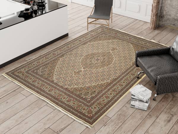 CAVARI MAHI echter klassischer handgeknüpfter Orient-Teppich