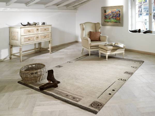 DAVINA MALPI echter original handgeknüpfter Nepal-Teppich