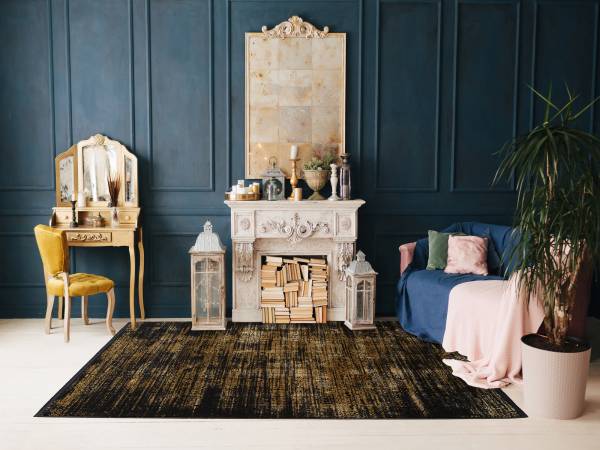 BRILLIANCE ART DECO weicher Shaggy-Teppich