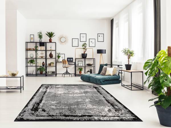 RUGGED EDGE Designer Teppich Kurzflor dezenter Glanz hochwertige Qualität