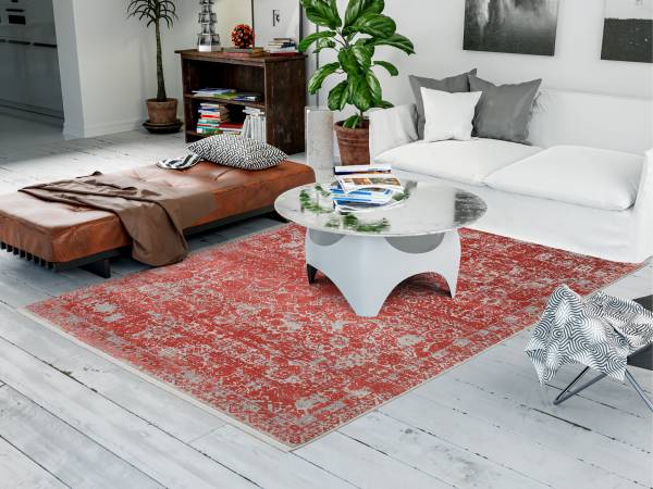 AUREL KODI Designer Teppich Kurzflor dezenter Glanz hochwertige Qualität