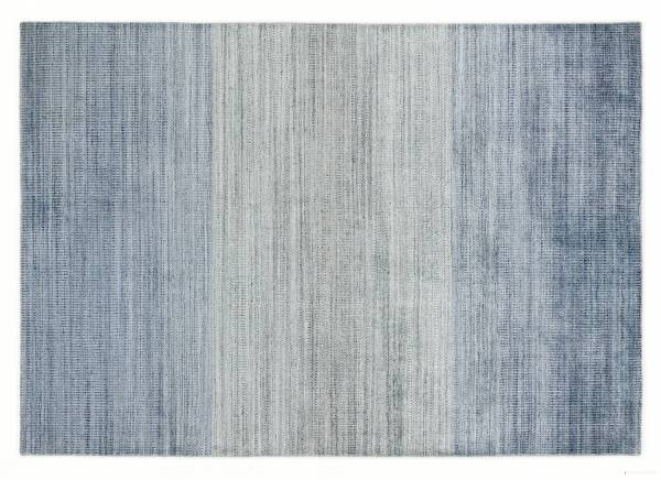 ADITI MACCHIA handgeknüpfter Indien-Teppich in blau, Größe: 70x140 cm