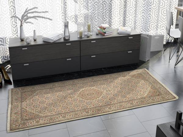 CAVARI MAHI echter klassischer handgeknüpfter Orient-Teppichläufer