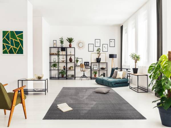 LOUVRE MELANGE moderner Design-Teppich