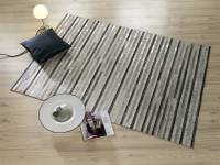 MONTANA SILVERSTAR Rinderfell-Patchwork-Lederteppich