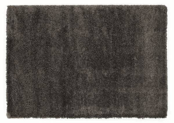 DUCKS SHAGGY Hochflor Langflor Teppich in grau-braun, Größe: 67x130 cm