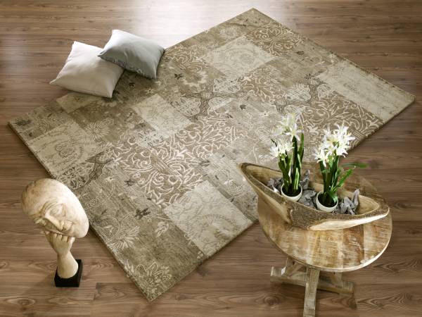 EMPORIUM SILK NATINI echter original handgeknüpfter Nepal-Teppich