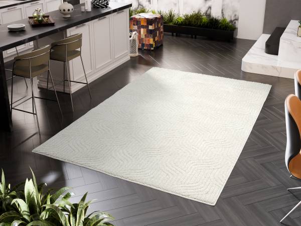 STRUKTURA HIGHWAY Waschbarer Teppich Kurzflor