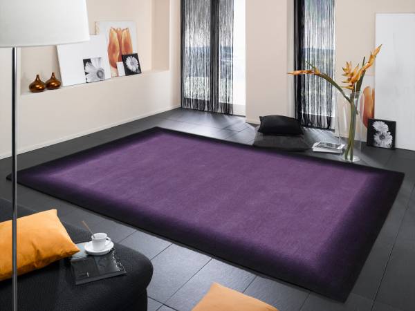 BLACK EDITION TAMI echter original handgeknüpfter Nepal-Teppich