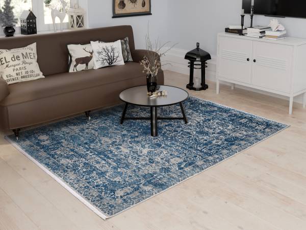 AUREL KODI Designer Teppich Kurzflor dezenter Glanz hochwertige Qualität