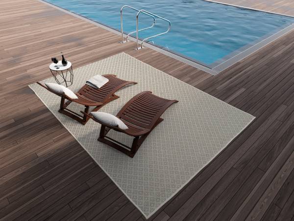 VIKING STAR Outdoorteppich Kurzflor