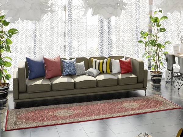 CAVARI MAHI echter klassischer handgeknüpfter Orient-Teppichläufer