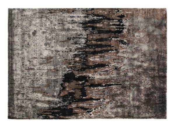 ROYAL GISELA handgeknüpfter echter original Nepal Designer Teppich Kurzflor dezenter Glanz