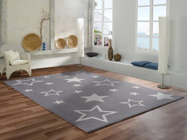 KIDDY STAR Kinderteppich mit Stern-Motiven