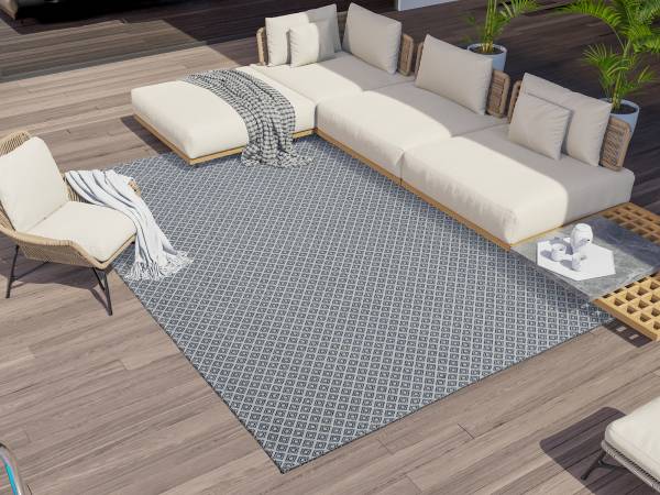 NORA Designer Teppich Naturfaser Kurzflor