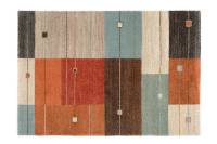 LORD MALMEL moderner Designer Teppich Öko-Tex in terra-mix, Größe: 65x130 cm