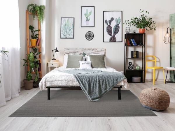 ZOE Uni-Teppich Kurzflor