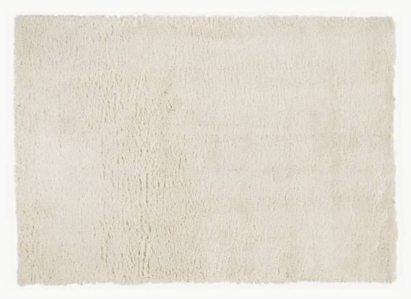 DUCKS SHAGGY Hochflor Langflor Teppich in creme-weiß, Größe: 67x130 cm