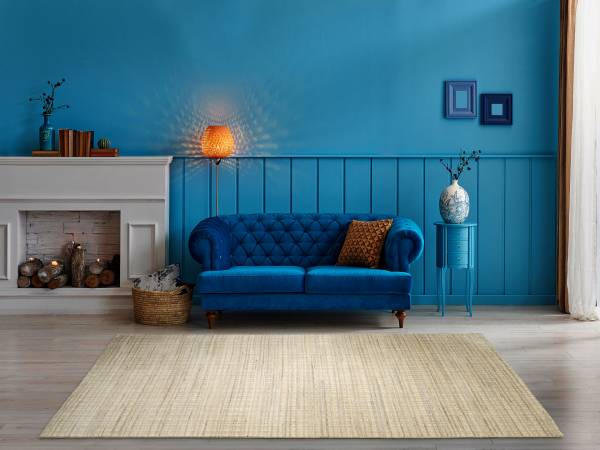 DELIMA TAREK handgeknüpfter Wollteppich aus Indien