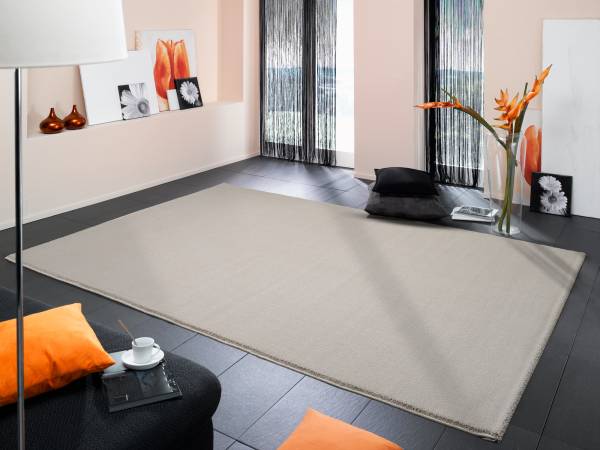 ZOE Uni-Teppich Kurzflor