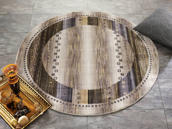 OVATION LORIN moderner Design-Teppich Rund