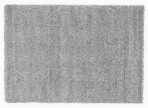 PANTHA SHAGGY Hochflor Langflor Teppich in silber, Größe: 60x90 cm