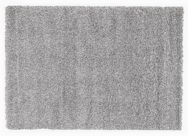 PANTHA SHAGGY Hochflor Langflor Teppich in silber, Größe: 60x90 cm