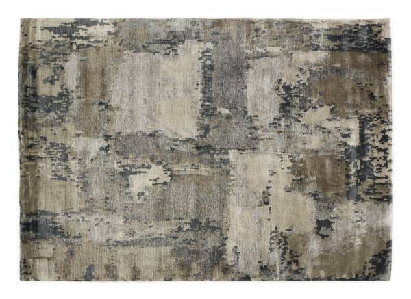 COASTAL CHENNAI handgeknüpfter echter original Nepal Designer Teppich Kurzflor dezenter Glanz