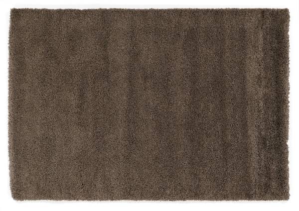 PANTHA SHAGGY Hochflor Langflor Teppich in h.braun, Größe: 60x90 cm