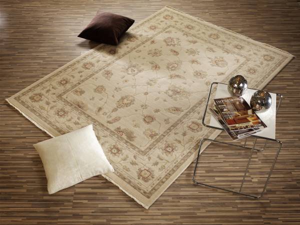 LARKANA FANCY klassischer Ziegler-Orientteppich aus Wolle