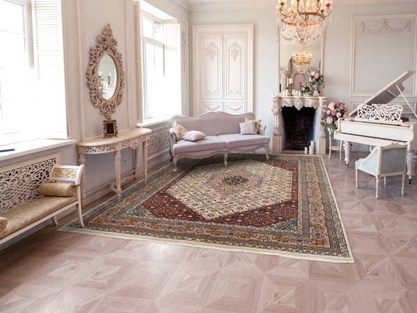 HIMLA BIDJAR echter klassischer handgeknüpfter Orient-Teppich