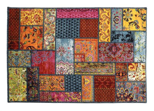 ARTWORK GLORI moderner Designer Teppich bunt in multicolor, Größe: 65x130 cm