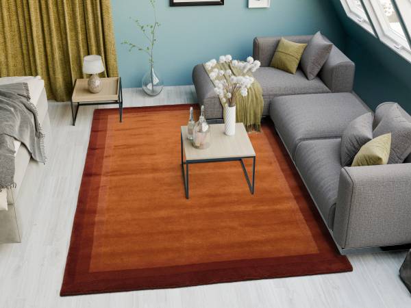 EAGLE WING handgeknüpfter Wollteppich Naturfaser Hochflor,Langflor,