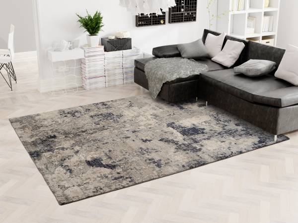 SIGNATURE EARTH echter original handgeknüpfter Designer-Teppich