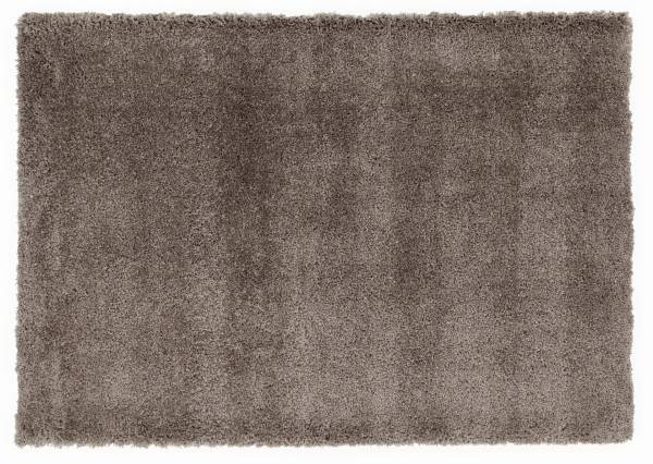 DUCKS SHAGGY Hochflor Langflor Teppich in h.braun, Größe: 67x130 cm