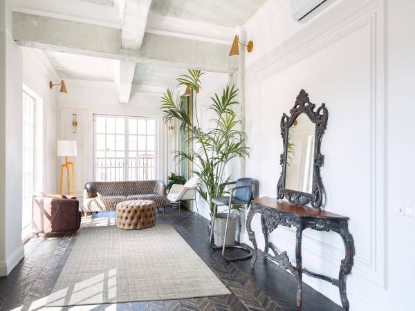 DELIMA TAREK handgeknüpfter Wollteppich aus Indien