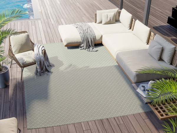 NORA Designer Teppich Naturfaser Kurzflor