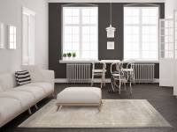 DYNAMI SIRA Designer Teppich Kurzflor dezenter Glanz hochwertige Qualität